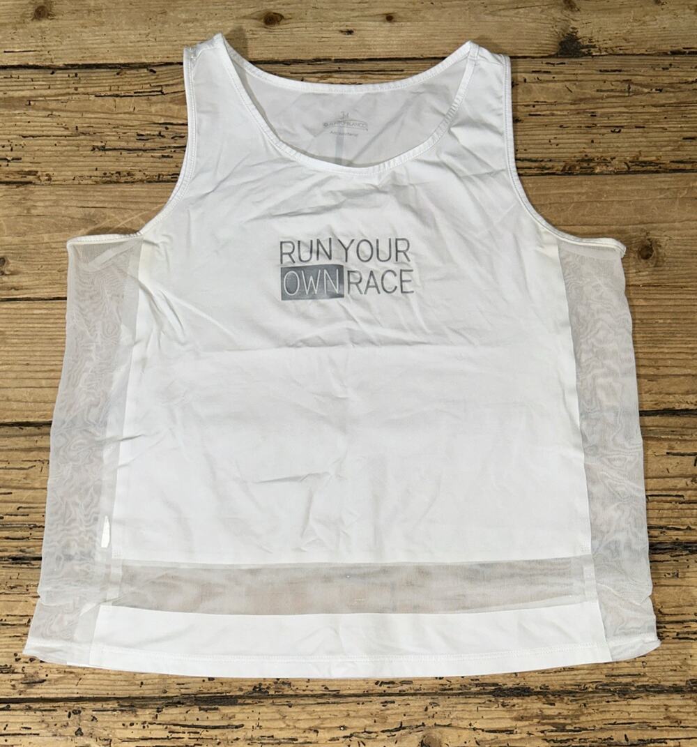 Punto Blanco Women Size M White Mesh Sides Tank